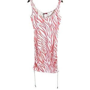 n:philanthropy Sebastian Dress in Tropical Abstract Coral